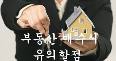 부동산 매수시 주의사항 및 필요서류