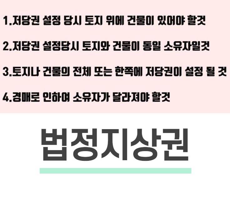 법정지상권 성립요건